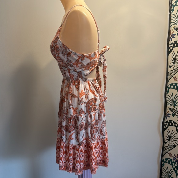 Orange and white sundress - Picture 5 of 6